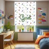 Estor Infantil con Diseño Cohet 001 Cohete I Personalizado — Un diseño soñador y divertido, para decorar habitaciones infantiles