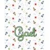Estor Infantil con Diseño Cohet 001 Cohete I Personalizado — Un diseño soñador y divertido, para decorar habitaciones infantiles