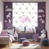 Estor con Diseño Unicornio 005 Arcoiri Enrollabl Personalizado — Un diseño adorable y divertido, ideal para niñas que sueñan des