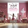 Estor Infantil con Diseño Bailarina 560 Hasta 3 Nombr Rosa Inf Personalizado — Un diseño soñador y divertido, para decorar habit