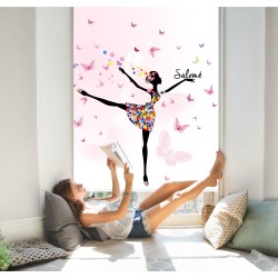 Estor con Diseño Bailarina 050 Bailarina O Juven Personalizado — Un diseño radiante y natural, para espacios llenos de alegría y