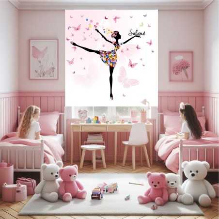 Estores Infantil Personalizados Bailarina 050- Estores Infantiles Niña dibujo Bailarina.- Estores habitacion infantil o Juven
