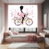 Estor Juvenil con Diseño Bicicleta 105 Bicicleta Enrollabl — Un diseño exuberante y natural, para espacios llenos de alegría y n