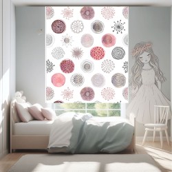 Estor Juvenil con Diseño Circulo 009 Ju — Un diseño encantador y natural, para espacios llenos de alegría y naturaleza