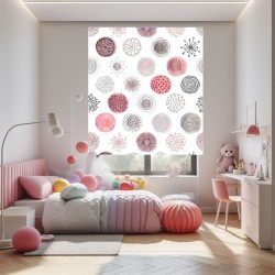 Estor Juvenil con Diseño Circulo 009 Ju — Un diseño encantador y natural, para espacios llenos de alegría y naturaleza