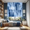 Estor Juvenil con Diseño Raya 004 Dormitorio Raya Abstra — Un diseño dinámico, para espacios con espíritu joven y moderno