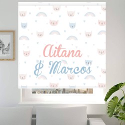 Estor Infantil con Diseño Cortina Y Unisex Ideal Compartida Y Osito Y Personalizado — Un diseño fantástico y divertido, perfecto