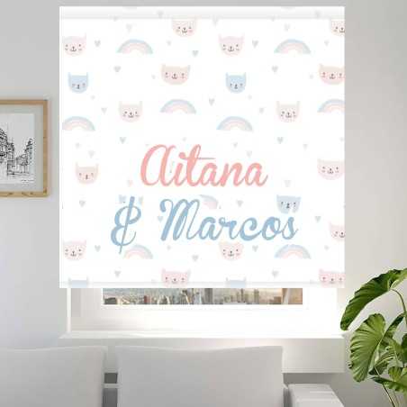 Estor Infantil con Diseño Cortina Y Unisex Ideal Compartida Y Osito Y Personalizado — Un diseño fantástico y divertido, perfecto