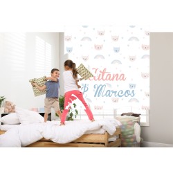 Estor Infantil con Diseño Cortina Y Unisex Ideal Compartida Y Osito Y Personalizado — Un diseño fantástico y divertido, perfecto