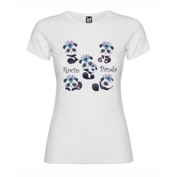 Camiseta con Diseño Niña Personalizada Panda 002 Personalizada Barata Original Personaliz — Un diseño natural, para espacios lle