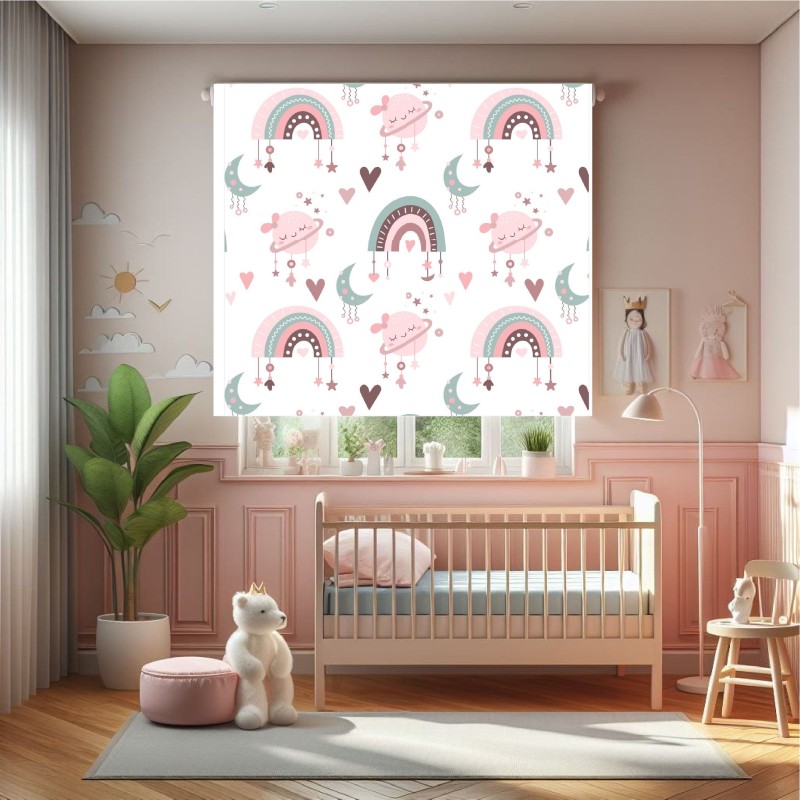 Estores Infantiles Niña Estampado Arcoiris 002- Estor para habitación infantil Niña- Estor infantil estampado Arcoiris Estores Infantiles Niña Estampado Arcoiris 002- Estor para habitación infantil Niña- Estor infantil estampado Arcoiris