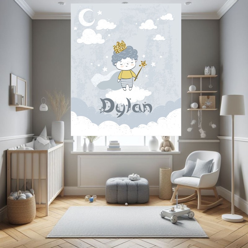 Estor con Diseño Principito El Principito Bebe Personalizado — Un diseño divertido, ideal para niñas que sueñan despiertas y ama Estor con Diseño Principito El Principito Bebe Personalizado — Un diseño divertido, ideal para niñas que sueñan despiertas y ama