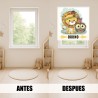 Estor Infantil con Diseño Animal Selva 001 Cortina Animal Selva Personalizado — Un diseño mágico y divertido, para decorar habit