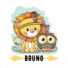 Estor Infantil con Diseño Animal Selva 001 Cortina Animal Selva Personalizado — Un diseño mágico y divertido, para decorar habit