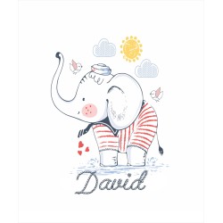 Estores Infantiles Personalizados Animales Elefante 003
