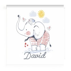 Estores Infantiles Personalizados Animales Elefante 003