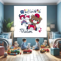 Estores Infantiles Personalizados - Estores Infantiles Niño Coches 005