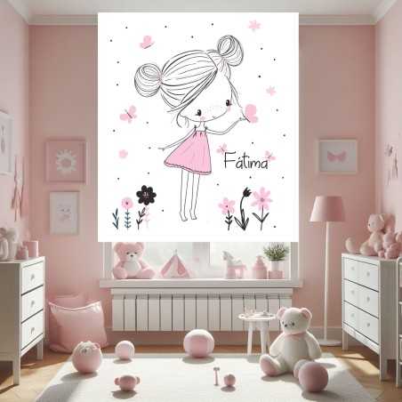 Estores Infantiles Personalizados Iroa Mariposas