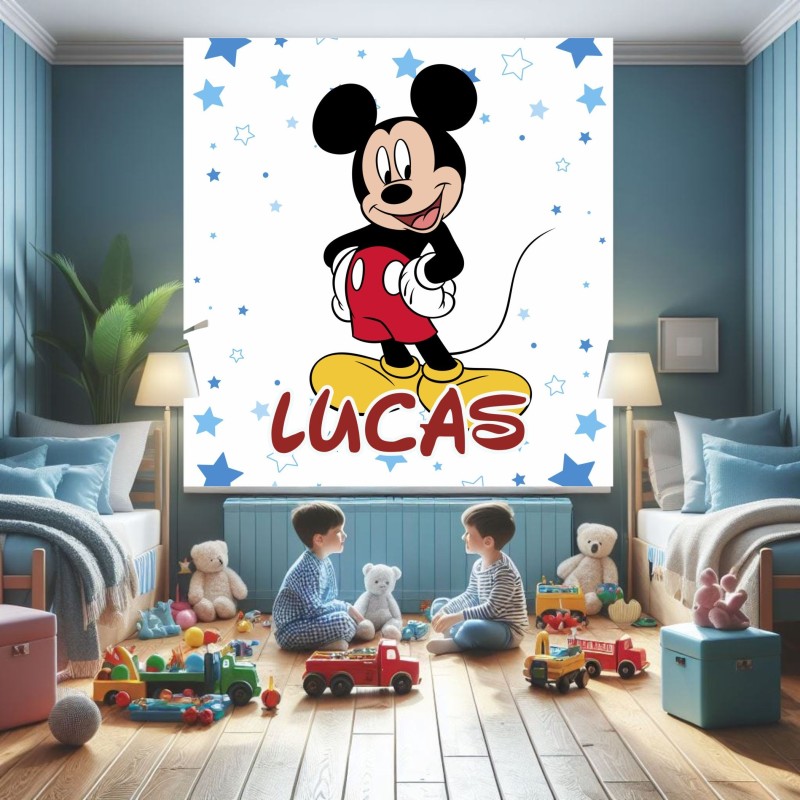 Estor Mickey Luca Personalizado — Un diseño elegante, para un toque decorativo único y especial Estor Mickey Luca Personalizado — Un diseño elegante, para un toque decorativo único y especial