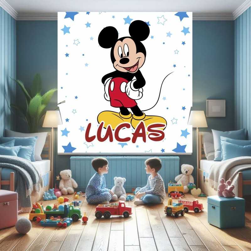 Estores Infantiles Personalizados Mickey Lucas Estores Infantiles Personalizados Mickey Lucas