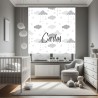 Estor Infantil con Diseño Nub 012 Niño Nube 012 Bebe Personalizado — Un diseño soñador y divertido, para decorar habitaciones in