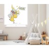 Estor con Diseño Animal Patito Cortina Y Bebe Personalizado — Un diseño encantador y natural, para espacios llenos de alegría y 