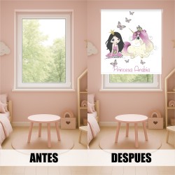 Estor con Diseño Princesa Arabia Dibujo Princesa Personalizado — Un diseño encantador y divertido, ideal para niñas que sueñan d