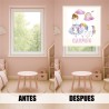 Estor con Diseño Princesa Unicornio 002 Personalizado — Un diseño mágico y divertido, ideal para niñas que sueñan despiertas y a