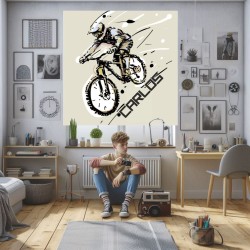 Estor con Diseño Trial Bike Enrollabl Adolescent Personalizado — Un diseño ideal, para un toque decorativo único y especial