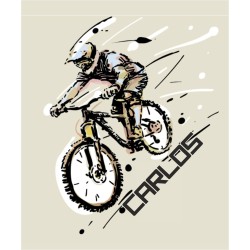 Estor con Diseño Trial Bike Enrollabl Adolescent Personalizado — Un diseño ideal, para un toque decorativo único y especial