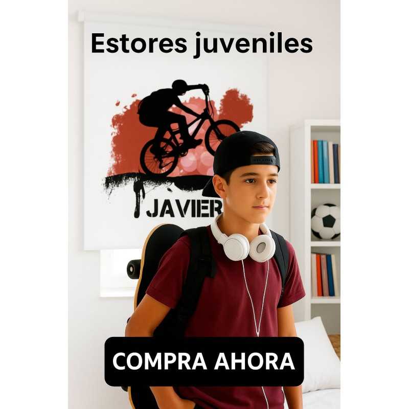 Estores Juveniles Personalizados Trial Bike 004 Estores Juveniles Personalizados Trial Bike 004