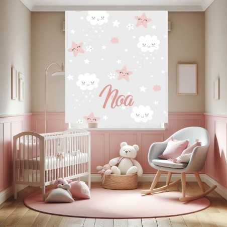 Estores Infantiles Personalizados Nubes 003