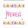 Estores infantiles niño. Estor estampado Infantil Nubes y Luna . Estor cuarto bebe. Estor niños habitación infantil