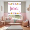 Estores infantiles niño. Estor estampado Infantil Nubes y Luna . Estor cuarto bebe. Estor niños habitación infantil