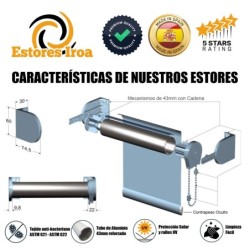  Estores Infantiles Personalizados Nubes 003