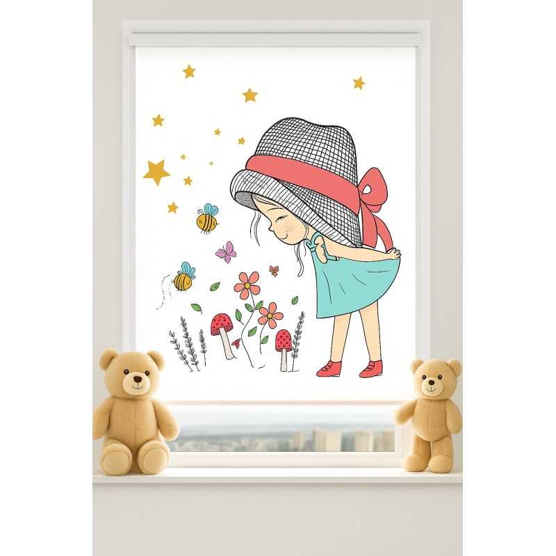 Estores Infantiles Niña Flores 201