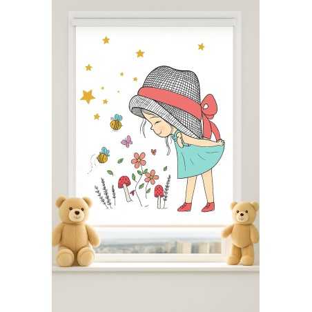 Estores Infantiles Niña Flores 201