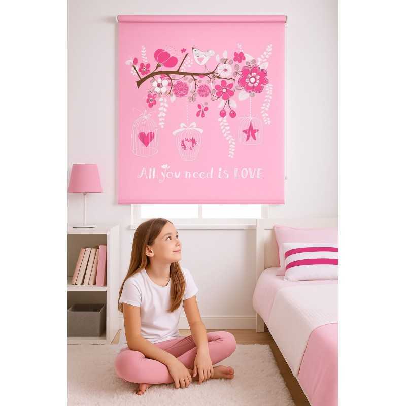 Estores Estampados Frase All You Need