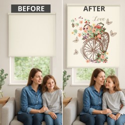 Estores Decorativo Bicicleta 240