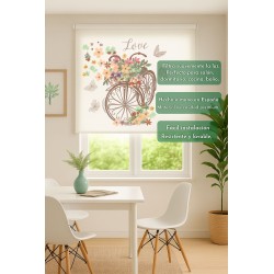 Estores Decorativo Bicicleta 240