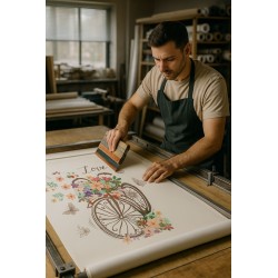 Estores Decorativo Bicicleta 240