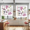 Estores Cocina Estampado Wine 109