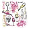 Estores Cocina Estampado Wine 109
