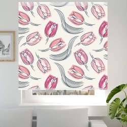 Estores Cocina Estampado Tulipanes 203