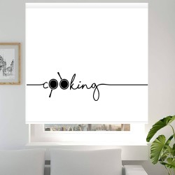 Estores Cocina Frase Love Cooking 001