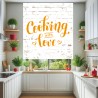 Estores Cocina Frase Cooking With Love 113