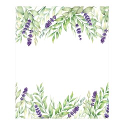 Estores Cocina Estampado Floral Lavanda 101