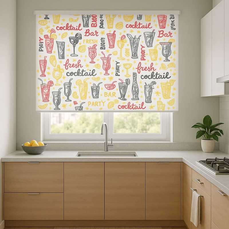 Estores Cocina Estampado Cockel 101