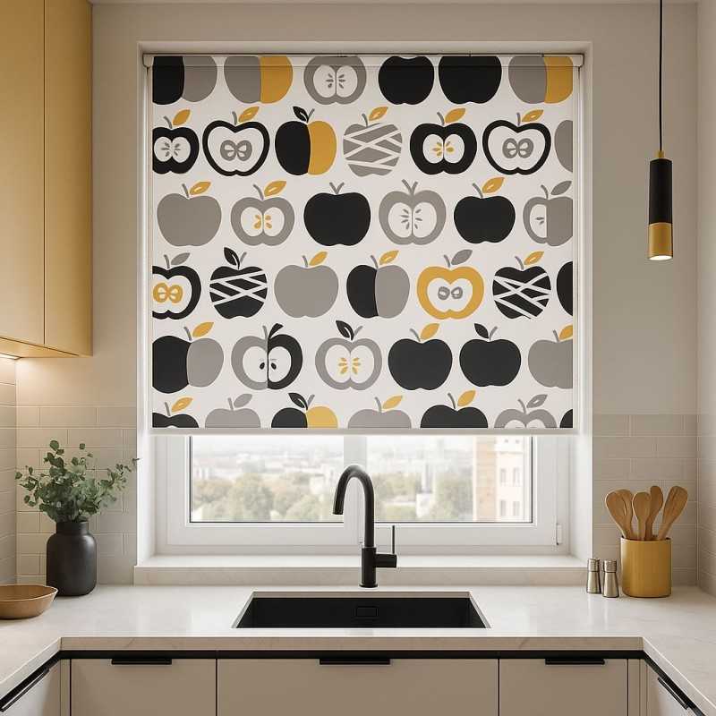 Estores Estampado Manzana 001