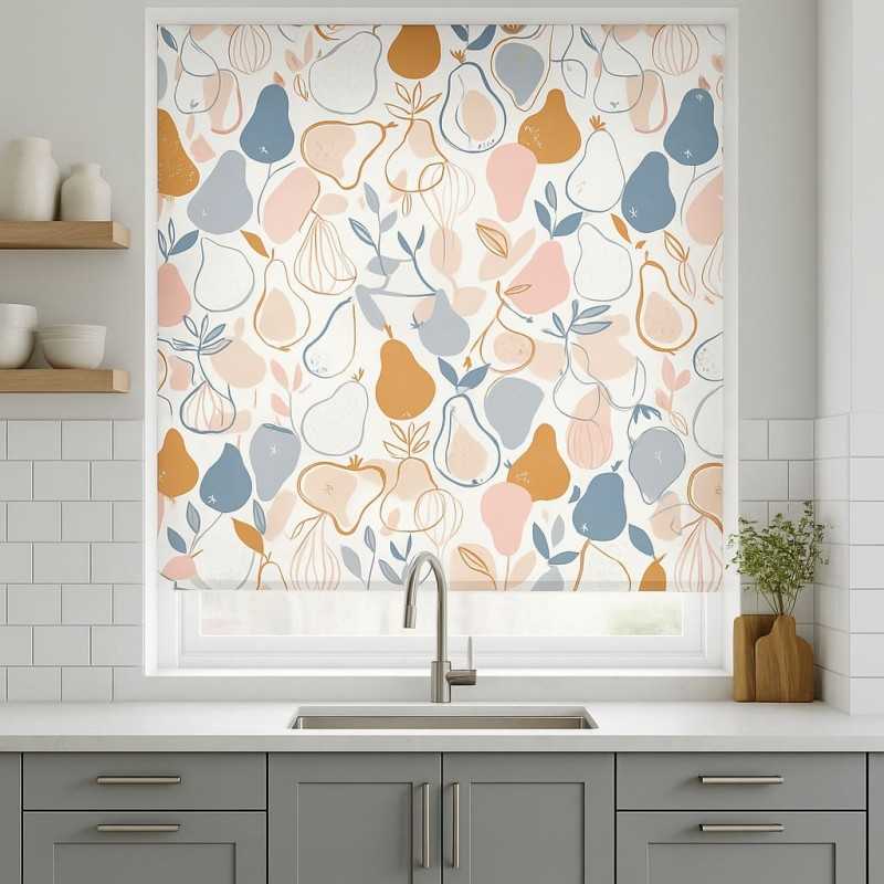 Estores Cocina Estampado Peras 001
